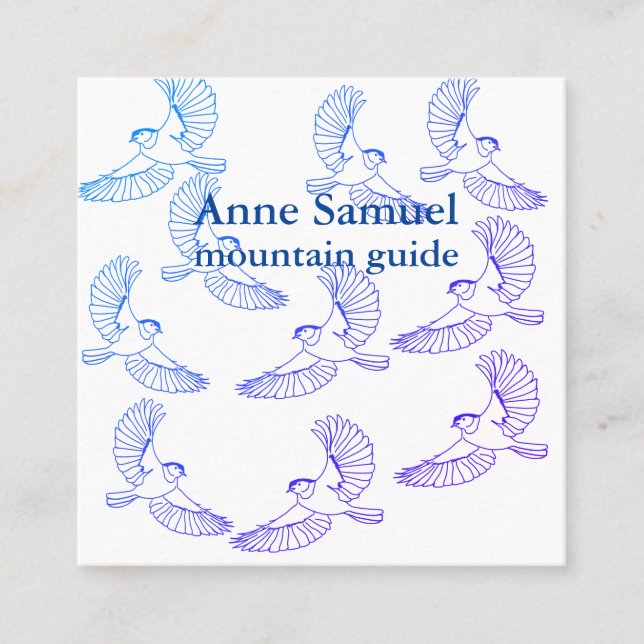 Birds, Custom Business Cards  (Front)