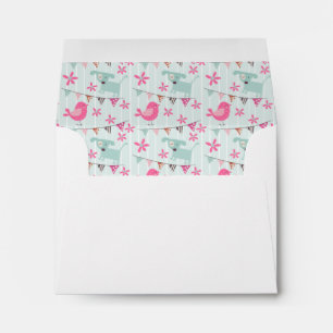 Birds, Dogs, Banners, Flowers Envelopes