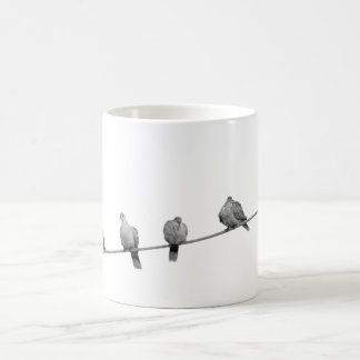 Birds Draht Pigeon Coffee Mug