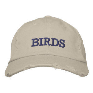 BIRDS EMBROIDERED HAT