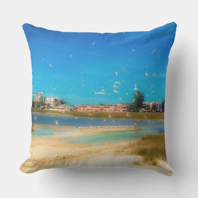 Birds Everywhere Cushion (Front)