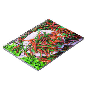 Bird's Eye Chili Peppers Notebook