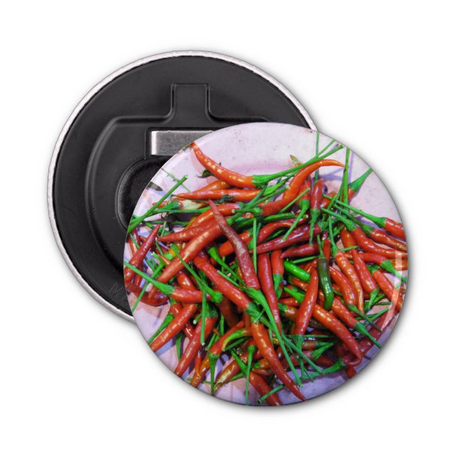 Bird's Eye Chilli Peppers Bottle Opener (Front)