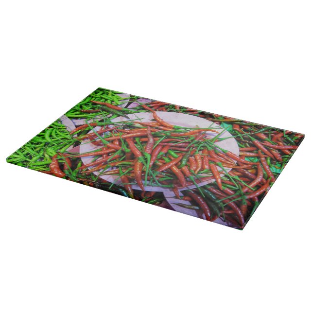 Bird's Eye Chilli Peppers Cutting Board (Corner)