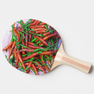 Bird's Eye Chilli Peppers Ping Pong Paddle