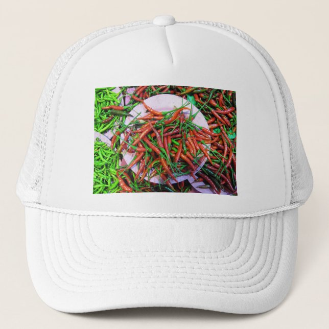 Bird's Eye Chilli Peppers Trucker Hat (Front)