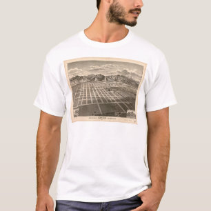 Bird's Eye View of Azusa, California (1887) T-Shirt