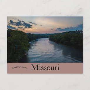 Bird's Eye View of Branson Missouri Postcard