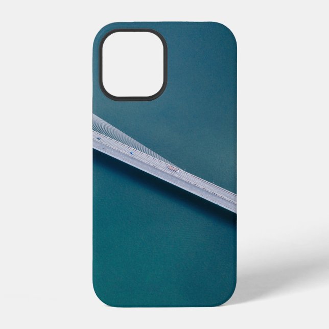 BIRDS EYE VIEW OF BRIDGE iPhone CASE (Back)