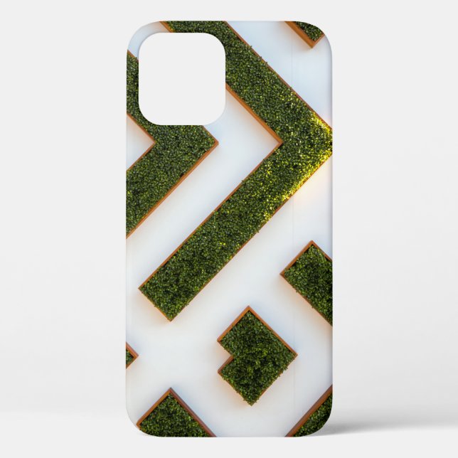 Bird's eye view of maze garden Case-Mate iPhone case (Back)