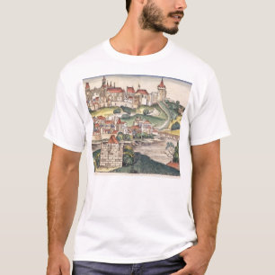 Bird's Eye View of Prague from the Nuremberg Chron T-Shirt