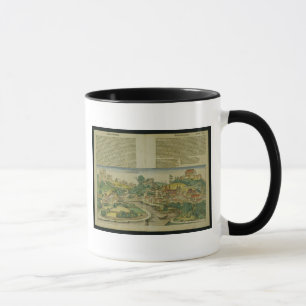 Bird's Eye View of Salzburg from the Nuremberg Chr Mug