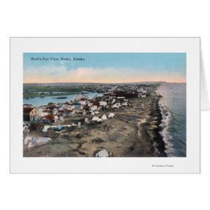 Bird's Eye View of TownNome, AK