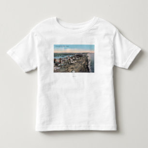 Bird's Eye View of TownNome, AK Toddler T-Shirt