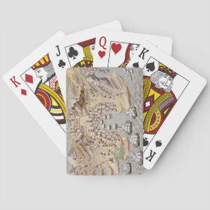 Bird's-Eye View of western Greece centred on Vonit Playing Cards