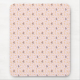 Birds floral pattern mouse mat