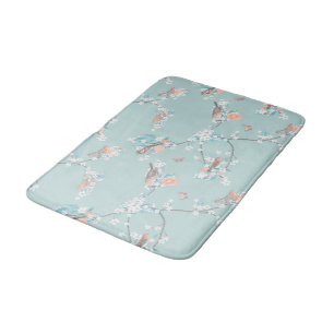 Birds & Flowers Bath Mat