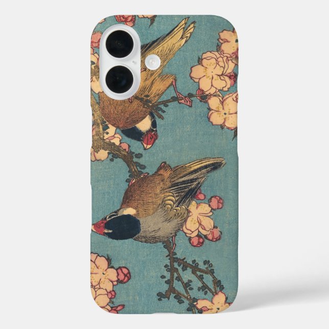 Birds Flowers Hokusai Japanese Art Case-Mate iPhone Case (Back)