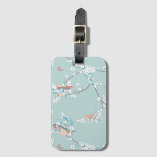 Birds & Flowers Luggage Tag