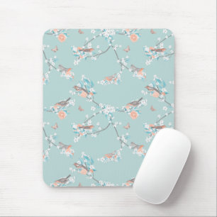 Birds & Flowers Mouse Mat
