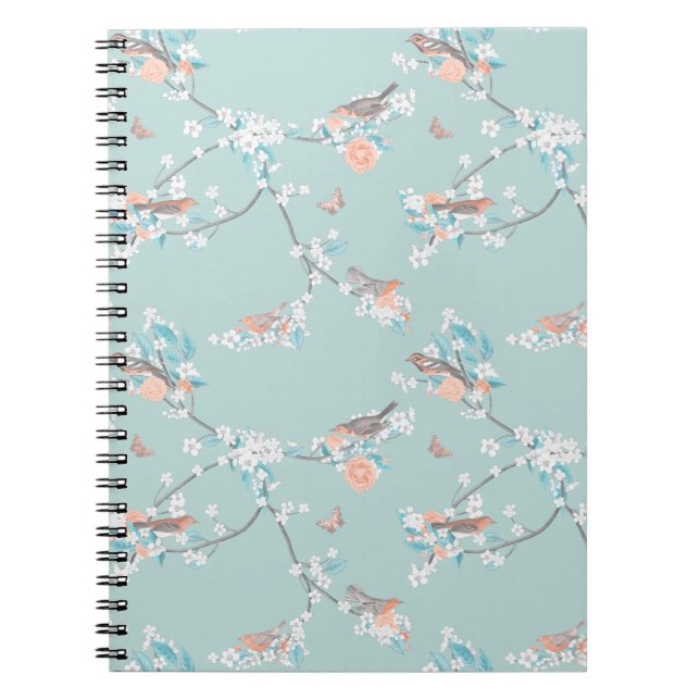 Birds & Flowers Notebook (Front)