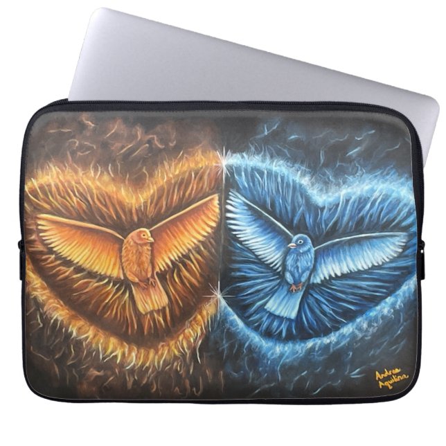 Birds Flying Together- Laptop Sleeve (Front)