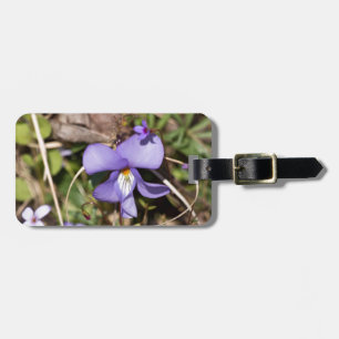 Birds-Foot Violet w/ Bluets Luggage Tag