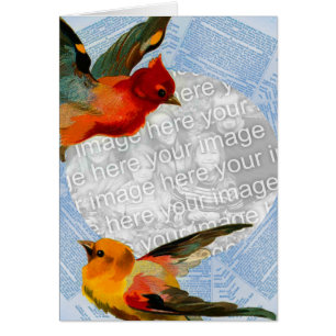 Birds Frame, Your Own Photos And Text Customisable