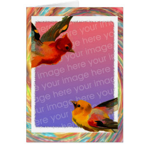 Birds Frame Your Photo Birthday
