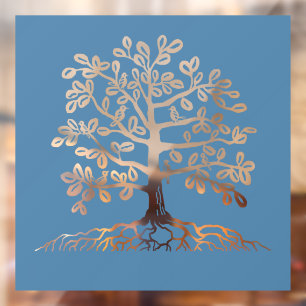 Birds in a Tree cutout Window Cling