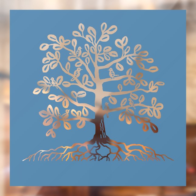 Birds in a Tree cutout Window Cling (Sheet 2)