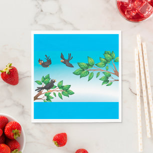 Birds In A Tree Napkins
