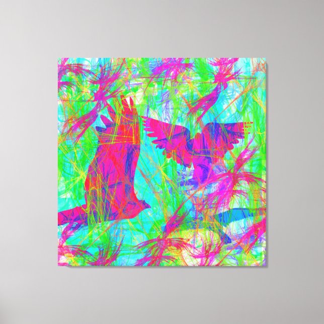 Birds in Flight Canvas Print (Front)