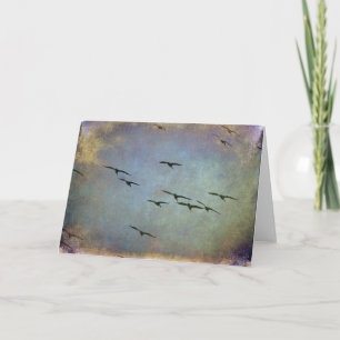 Birds in Flight Card