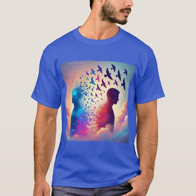 Birds In Flight Mens Tshirt (Front)