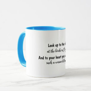 Birds in Flight Motivitaional Quote Mug
