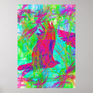 Birds in Flight Poster