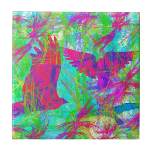 Birds in Flight Tile