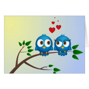 Birds in love
