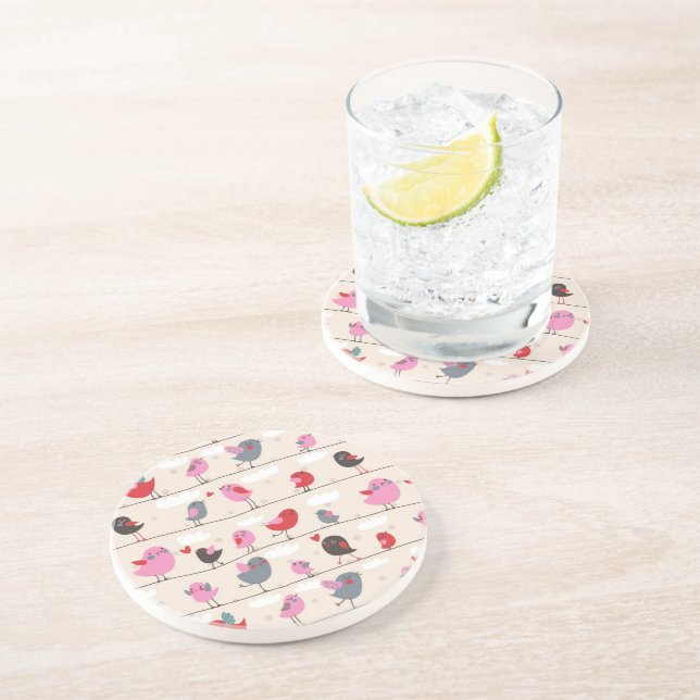 Birds in Love Coaster (Side)