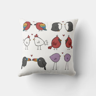 Birds In Love  Cushion