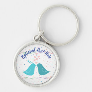 Birds in Love Key Ring