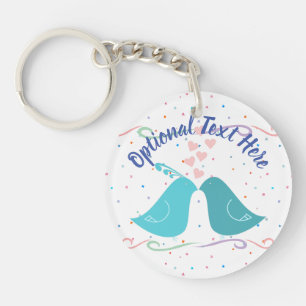 Birds in Love Key Ring