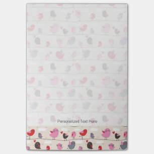 Birds in Love Post-it Notes