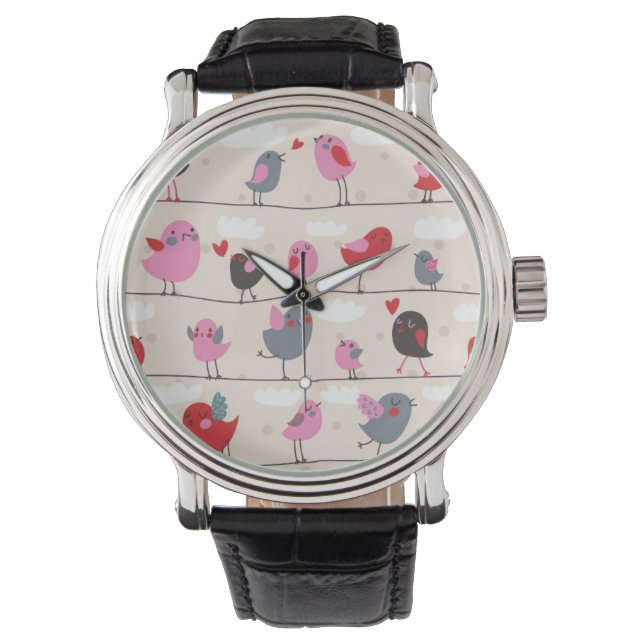 Birds in Love Watch (Front)