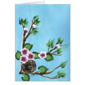 Birds in Nest Card