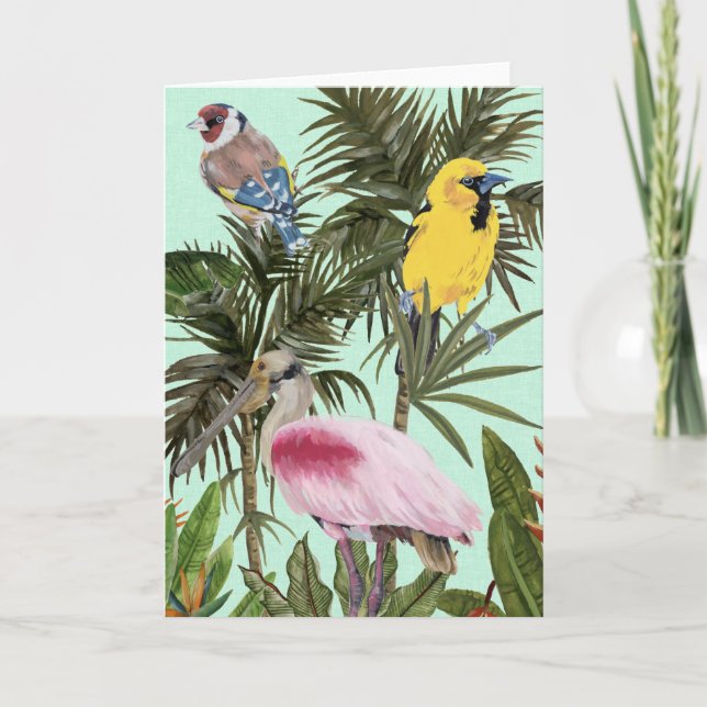 Birds in Paradise Card (Front)