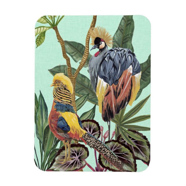 Birds in Paradise - Large Birds Magnet (Vertical)