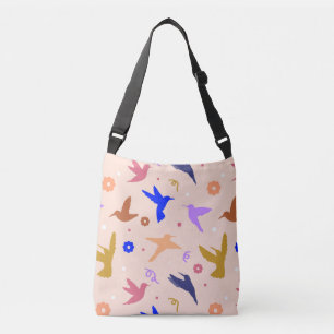 Birds in the Air Crossbody Bag