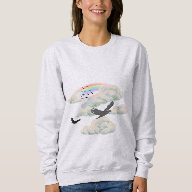 Birds in the Clouds Sweatshirt (Front)